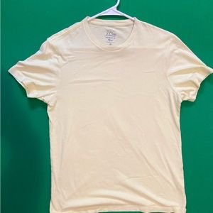 J-Crew plain washed yellow tee